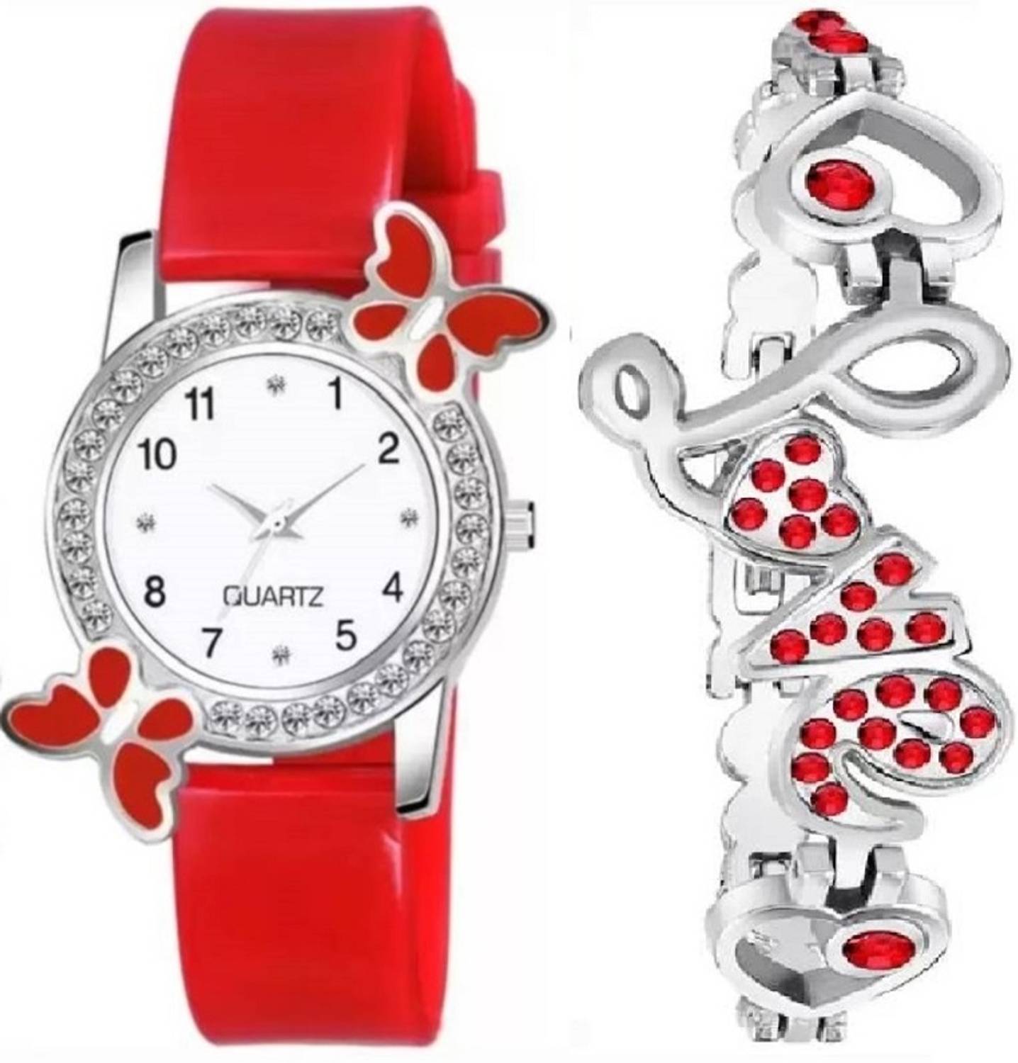 BRAIN WATCH NEW ATTRACTIVE PU STRAP GIRL WOMEN WITH BRACELETS Analog Watch  - For Women