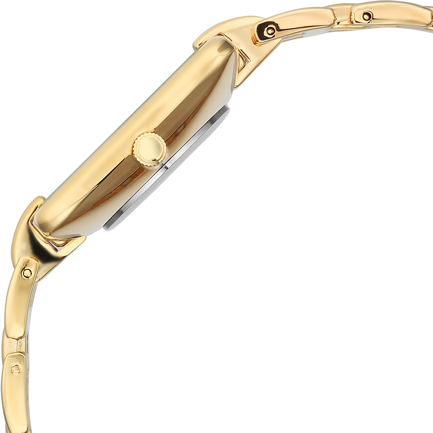 Image of Fastrack Vyb Minimalist Fastrack Vyb Minimalist Quartz Silver Dial Gold Strap Analog Watch - For Women