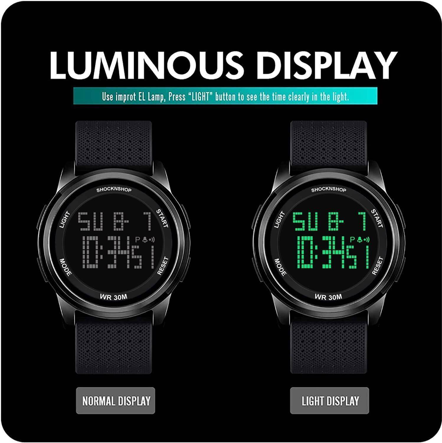 DREALEX 3ATM Waterproof Sports Digital Watch - Image 3
