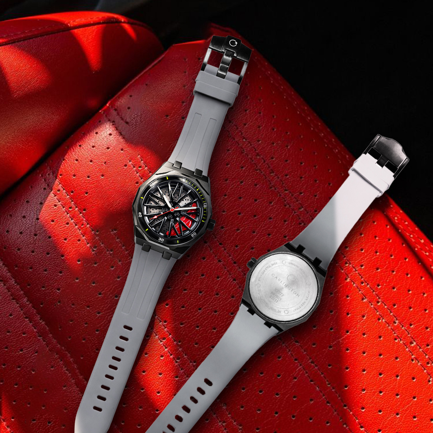Image of Carlington CT 7277 Grey Carlington Nitro Series Premium Gents Wrist Watch Analog-Digital Watch - For Men