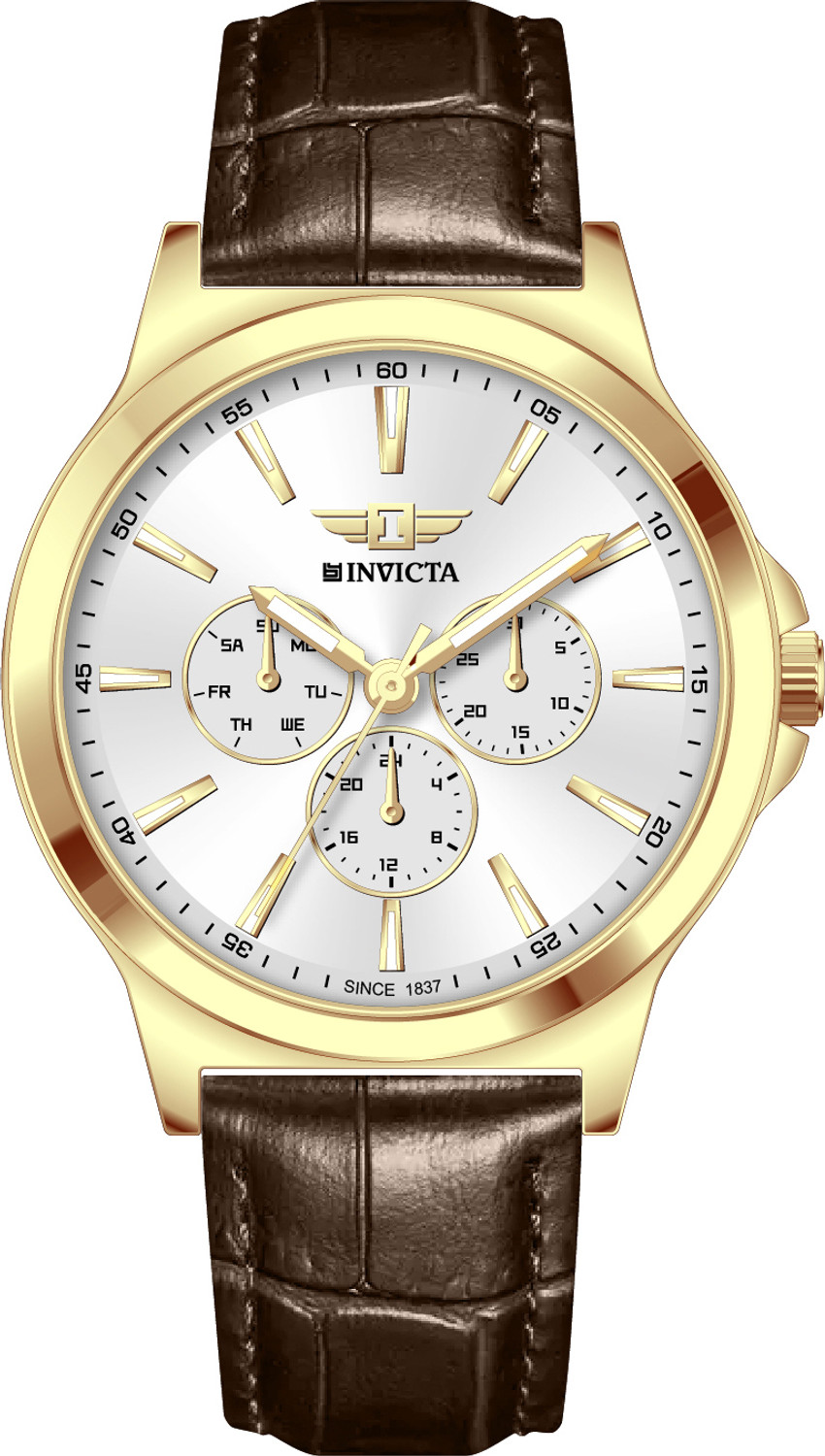Image of INVICTA IBI26033 I-by Invicta Quartz Silver Dial Analog Watch - For Men