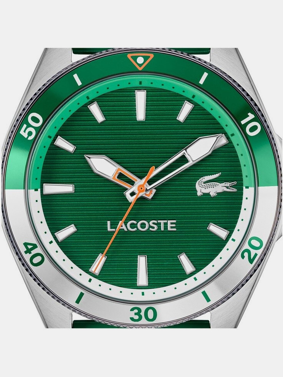 Image of LACOSTE MAINSAIL Lacoste Mainsail Qtz Basic Green Round Dial Men's Watch - 2011455 Analog Watch - For Men
