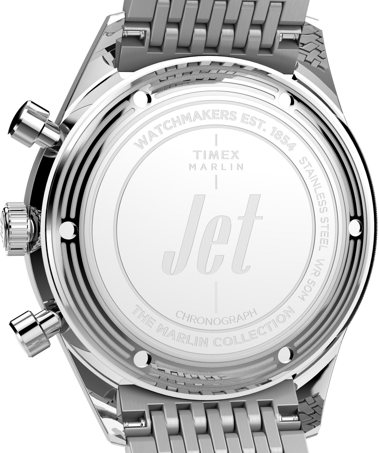 Image of TIMEX TW2Y24600IK Marlin Round 40mm Silver Dial Analog Watch - For Men