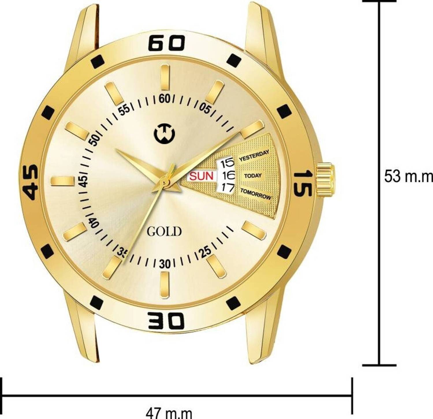 Casado Original Gold Plating Day and Date Series Original Gold