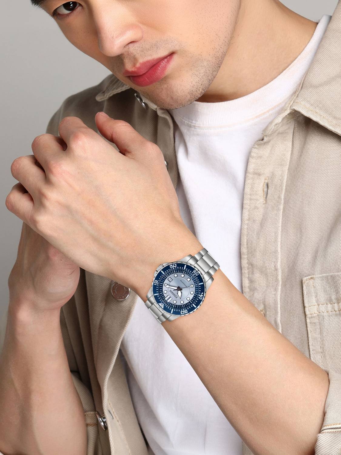 Citizen NJ0178-81M Orologio Uomo Automatico – Quadrante Blu, Cassa Acciaio 43mm - 2