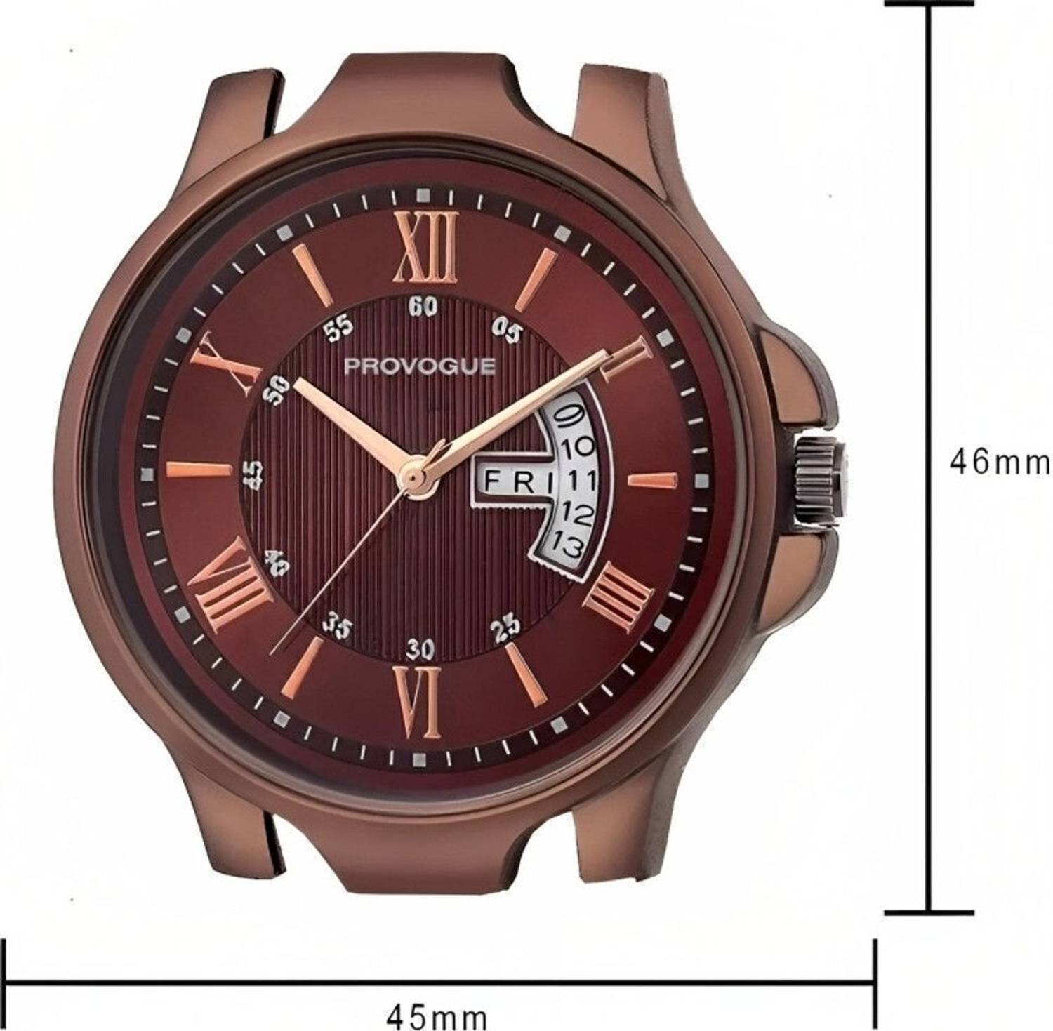 PROVOGUE Men's Analog Watch with Day and Date - Image 3