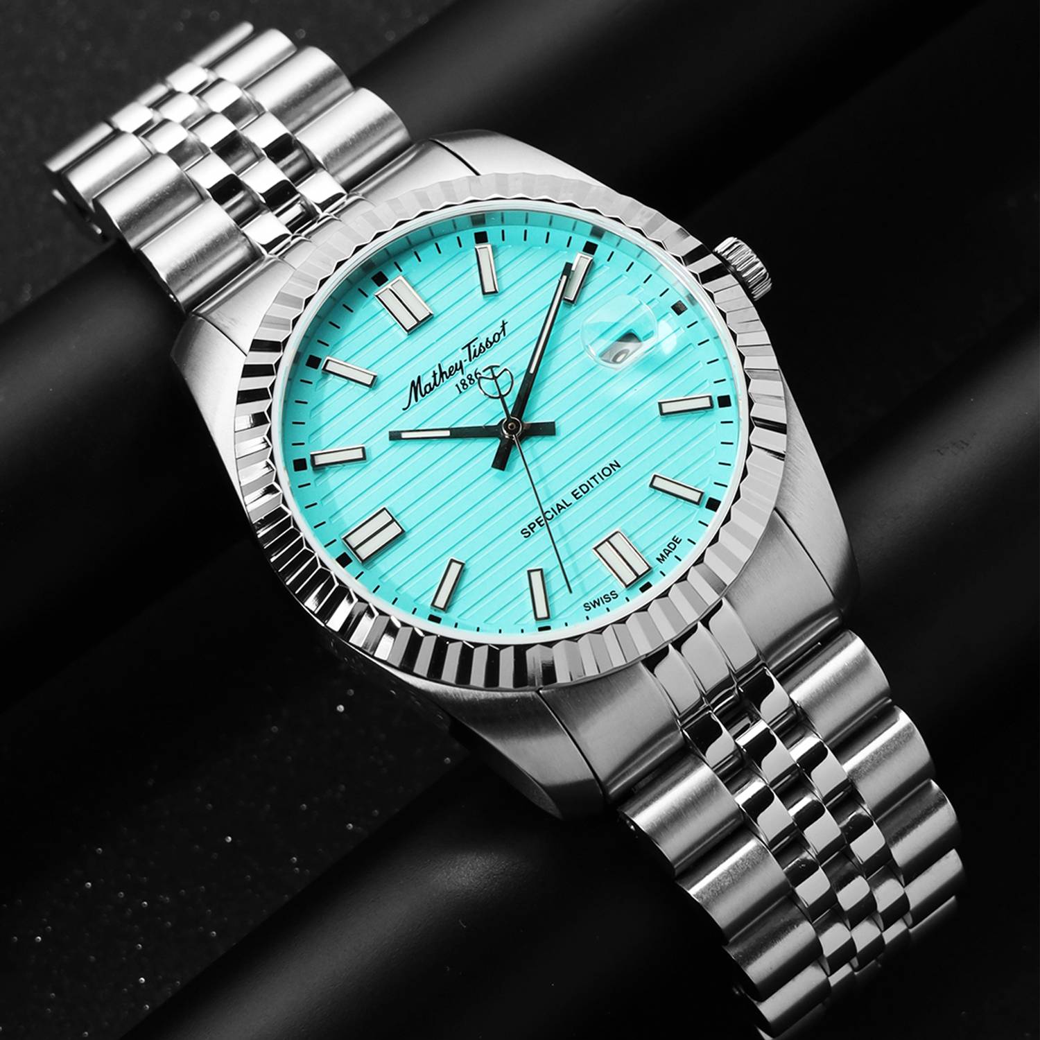 Mathey-Tissot Mathy III Blue Dial Men's Watch - Image 5