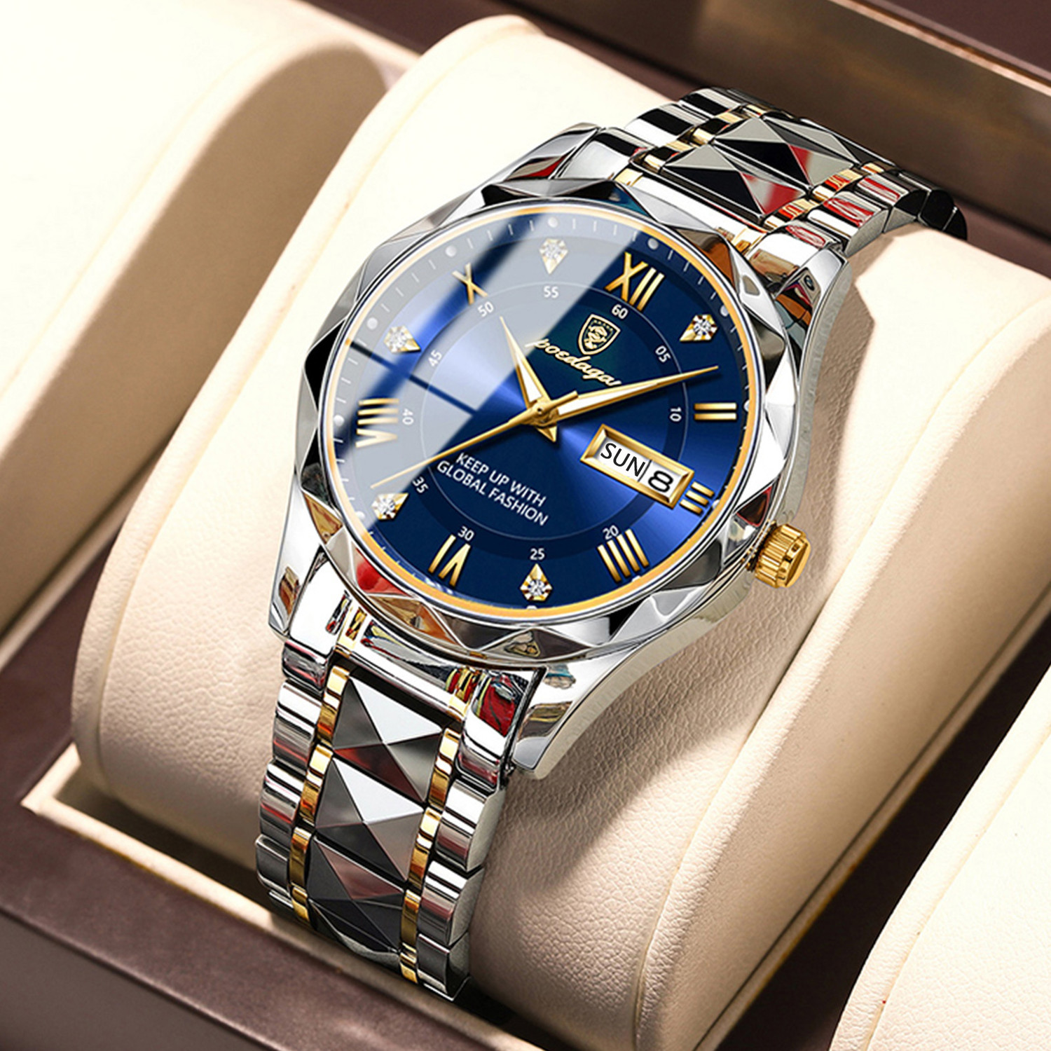 Image of POEDAGAR PD615G-A Analog Watch - For Men