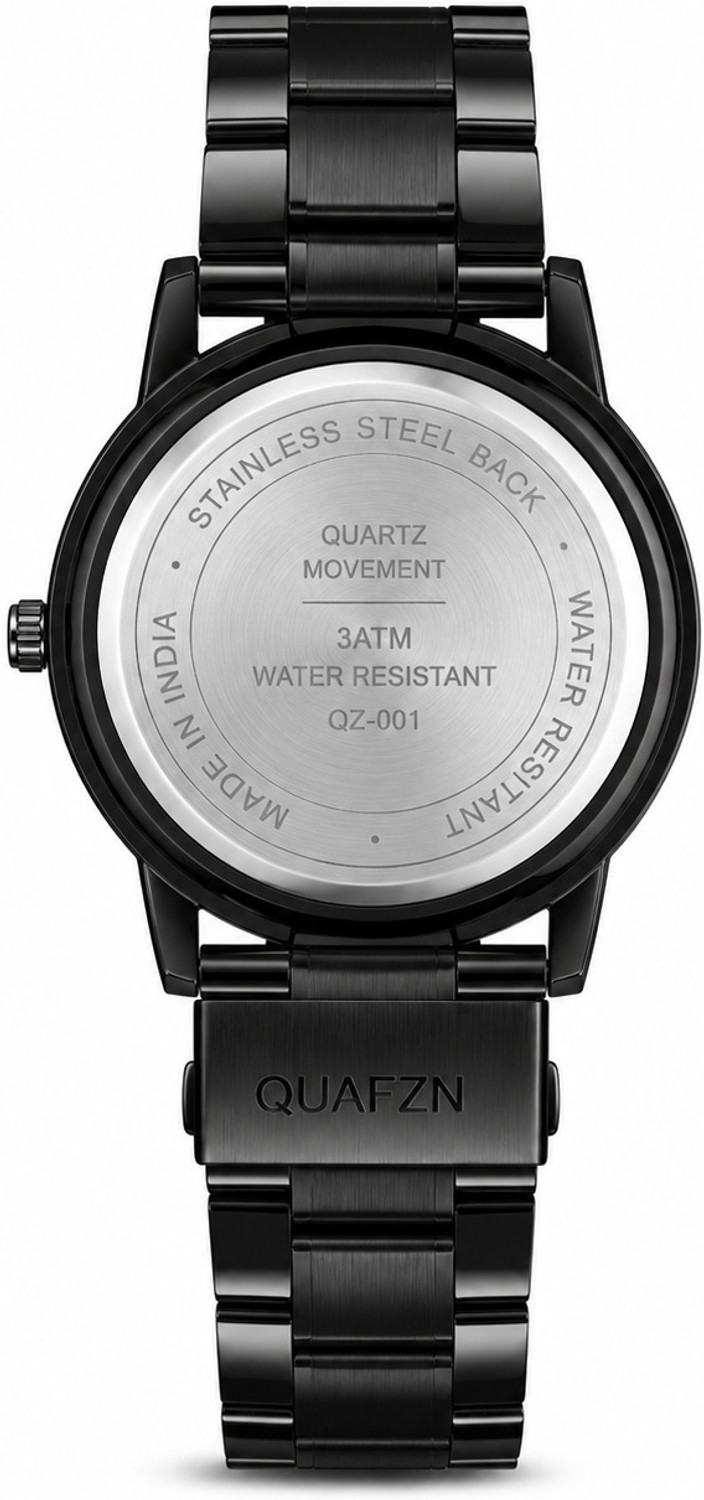 Image of QABILA Urban Edge Black Red Skeleton Analog Watch Urban Edge Series Analog Watch - For Men