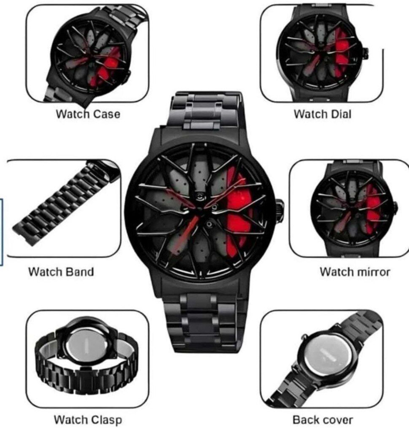Image of TUM TUM (F-) Premium car wheel watch watch Analog Watch - For Boys