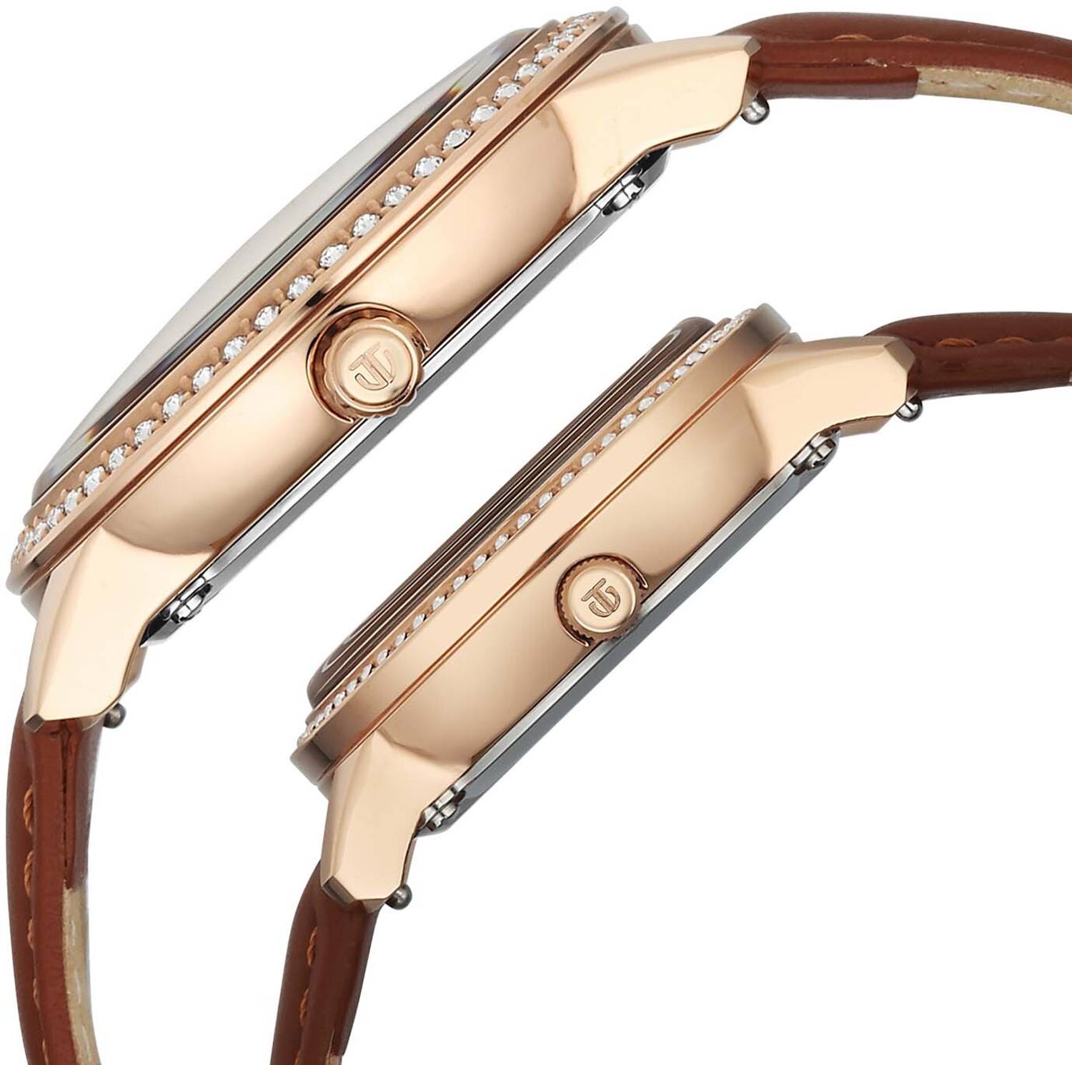 Titan Royal Bandhan Pink Couple's Watch - Image 4
