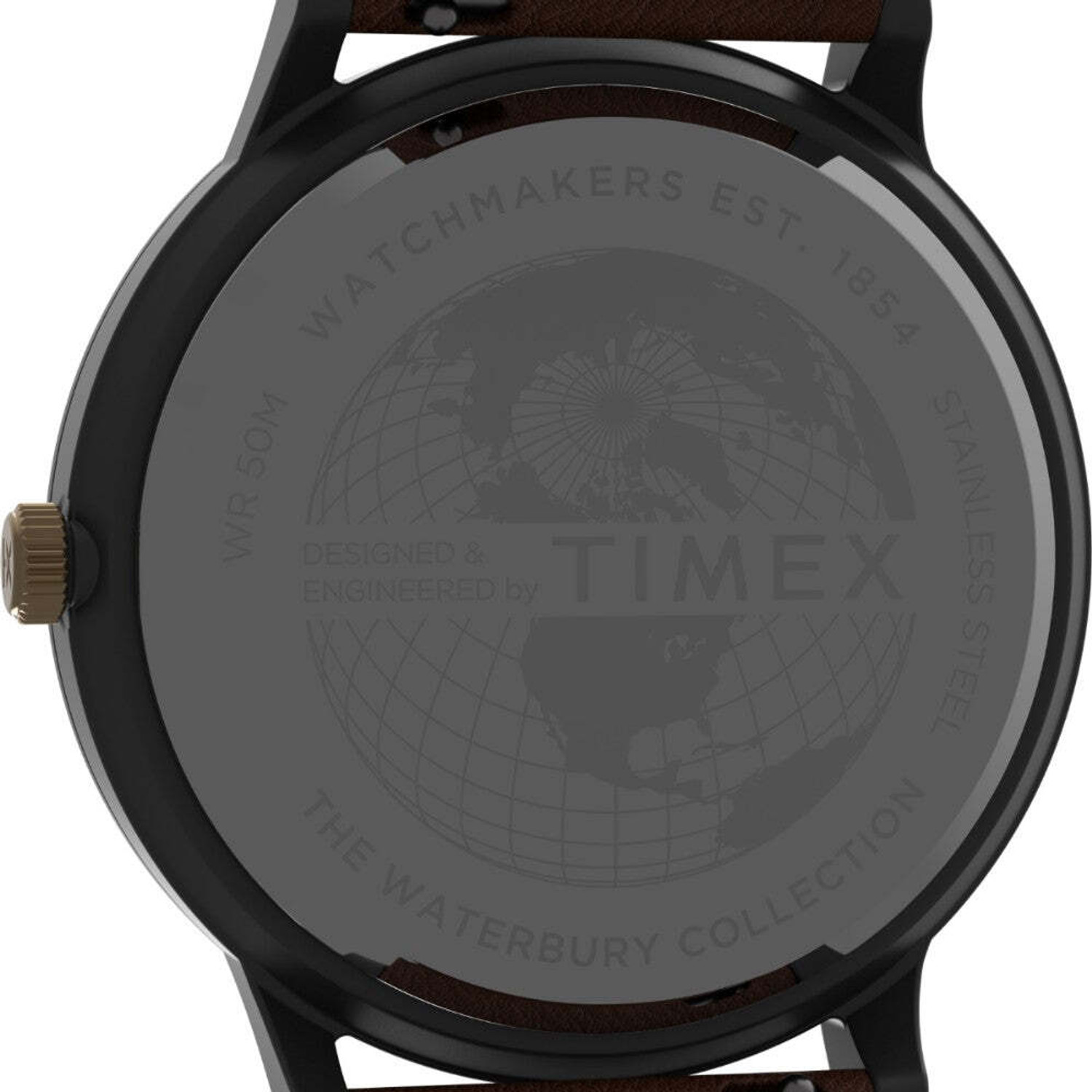 Image of TIMEX TWEG26504 Waterbury Round 42mm Blue Dial Analog Watch - For Men