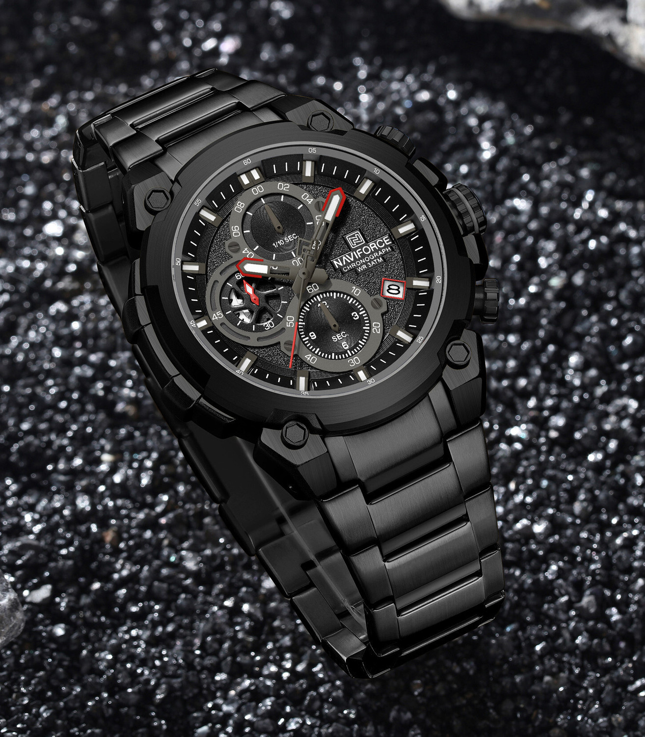Image of NAVlFORCE NF8071 B /B /B Analog Watch - For Men
