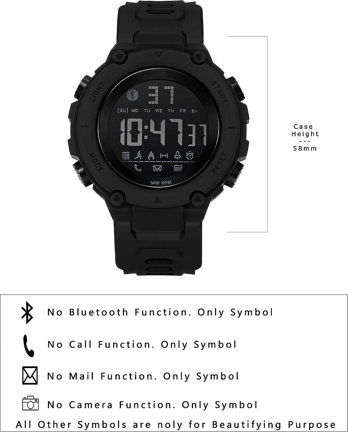 luxurit 3ATM Waterproof Sports Watch - Image 4