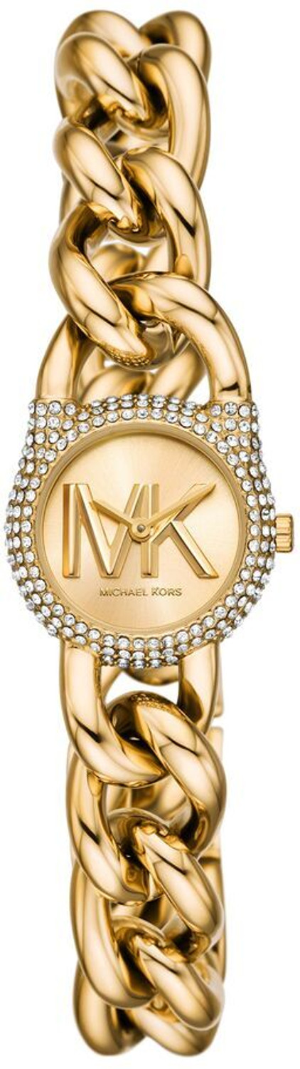 Image of MICHAEL KORS MK CHAIN LOCK MK CHAIN LOCK Analog Watch - For Women