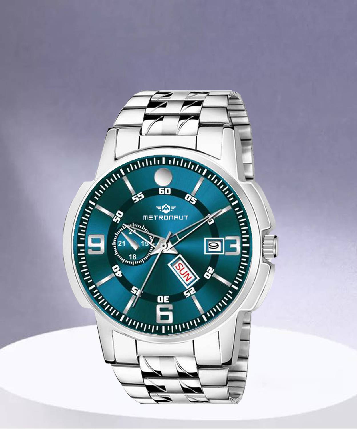 METRONAUT MTR-2022 Stainless Steel Chain Watch - Image 5