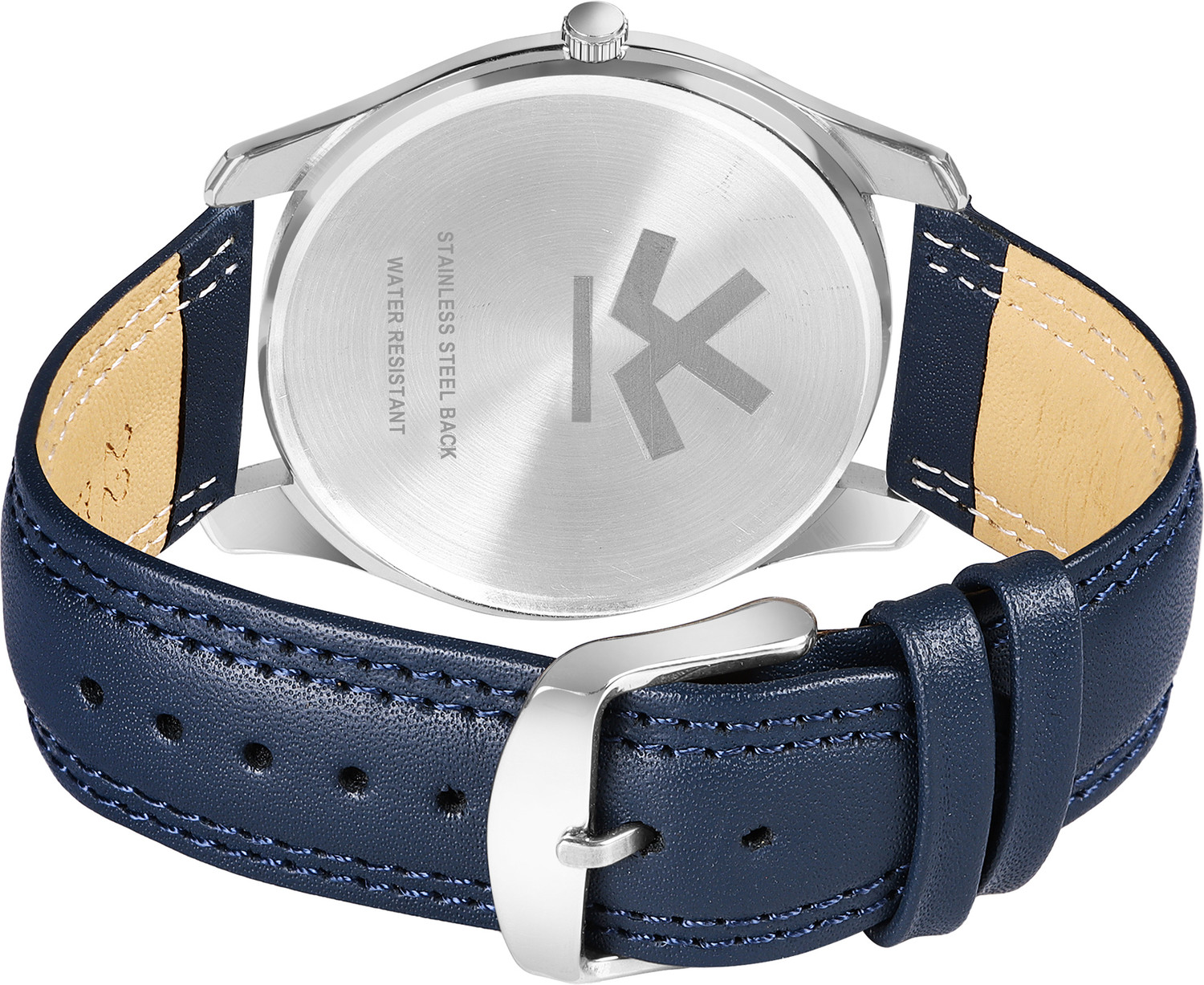 Image of WROGN WR-6602-Blue Big Dial Analog Watch - For Men
