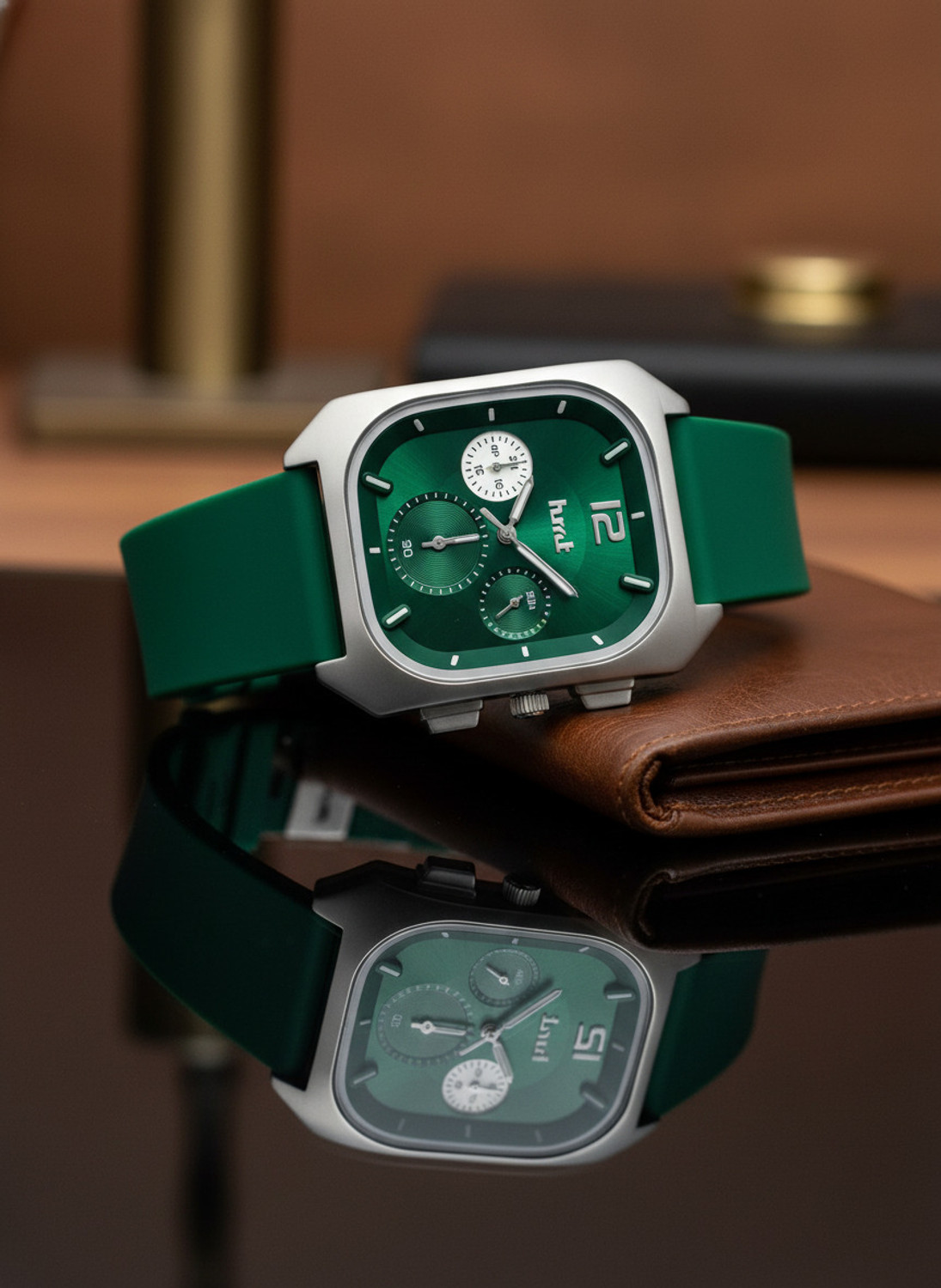 Image of hmt QUARTZ Exclusive Green Dial Water Resistance Classic Premium Analog Watch For Boy Analog Watch - For Men