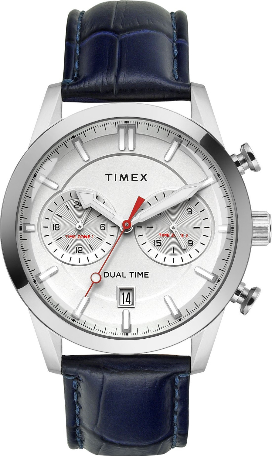 Image of TIMEX Dual time with Date, Silver Dial Analog Watch - For Men