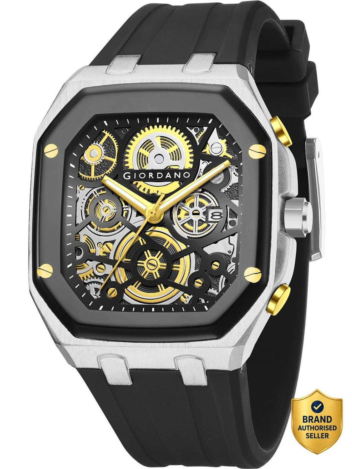 GIORDANO Analog Watch for Men, Black