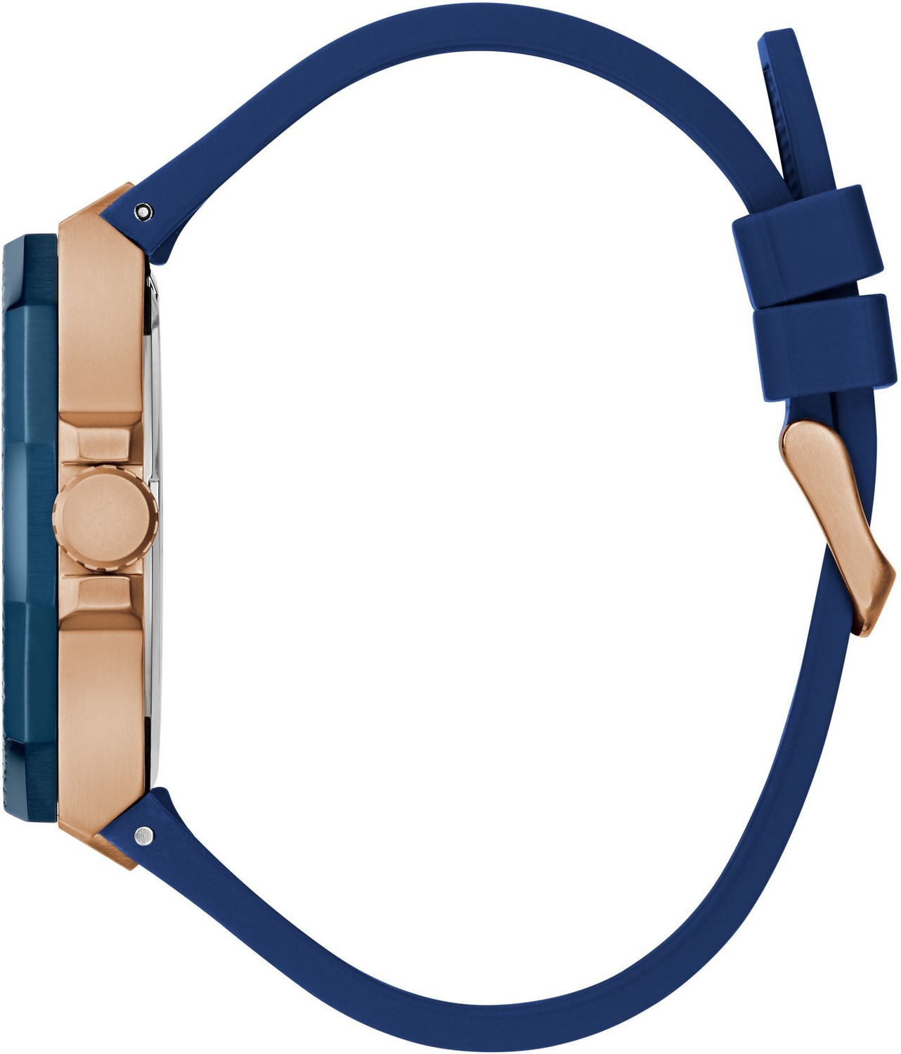 Image of GUESS GW0853G3 GUESS Indy Blue Round Dial Analog Watch - For Men
