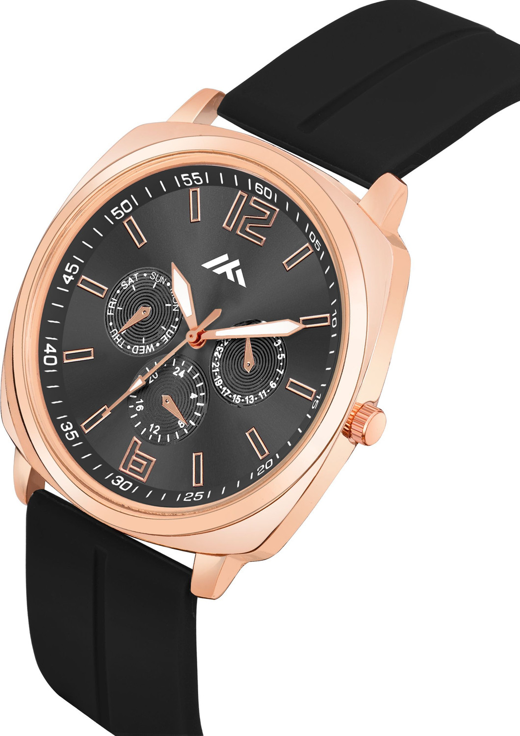 Image of Shivark BL-59 Newly Arrived Girl Or Silicon Strap Square dial Analog Watch - For Men