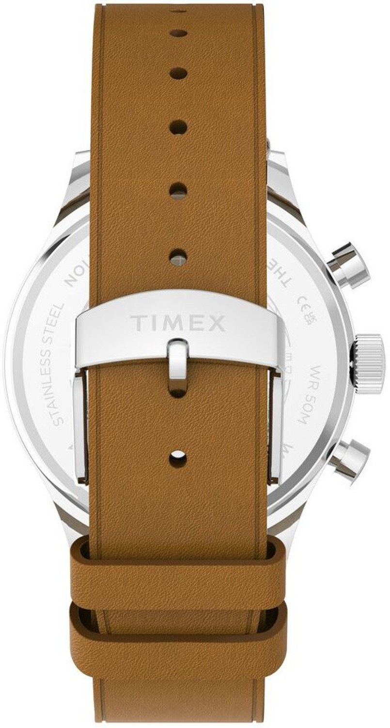 Image of TIMEX Chronograph, Cream Round Dial Analog Watch - For Men