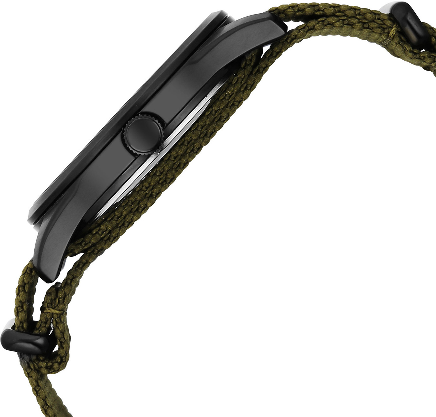 Image of Fastrack Stunners Fastrack Stunners XI Quartz Black Dial Green Nylon /NATO Strap Analog Watch - For Men