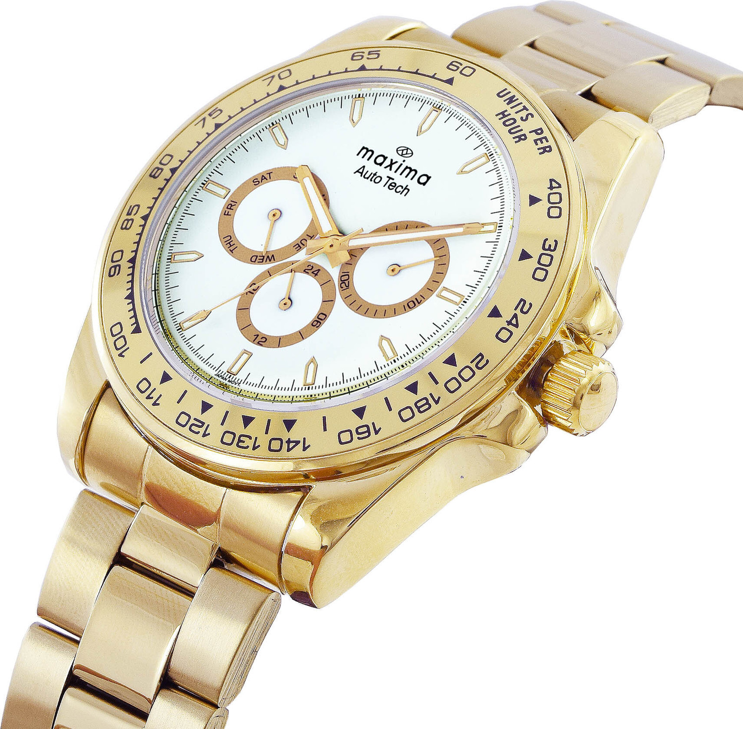 Image of MAXIMA 70760CMGY Auto Tech Collection Analog Watch - For Men