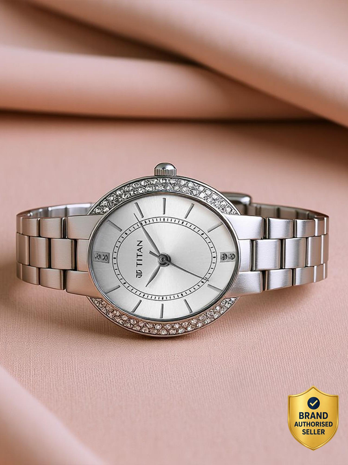 Image of Titan Purple Ladies Puple Metro Collection Analog Watch - For Women