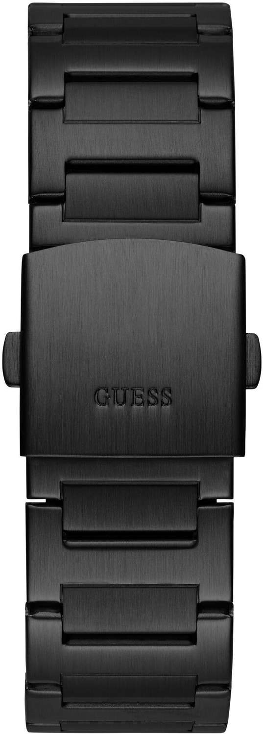 Image of GUESS GW0795G3 Jet Black Round Dial Analog Watch - For Men