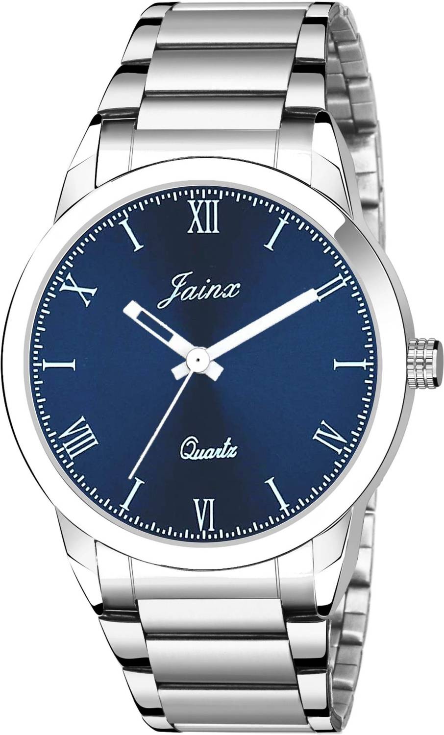 JAINX JM7136 Blue Dial Stainless Steel Watch - Image 2