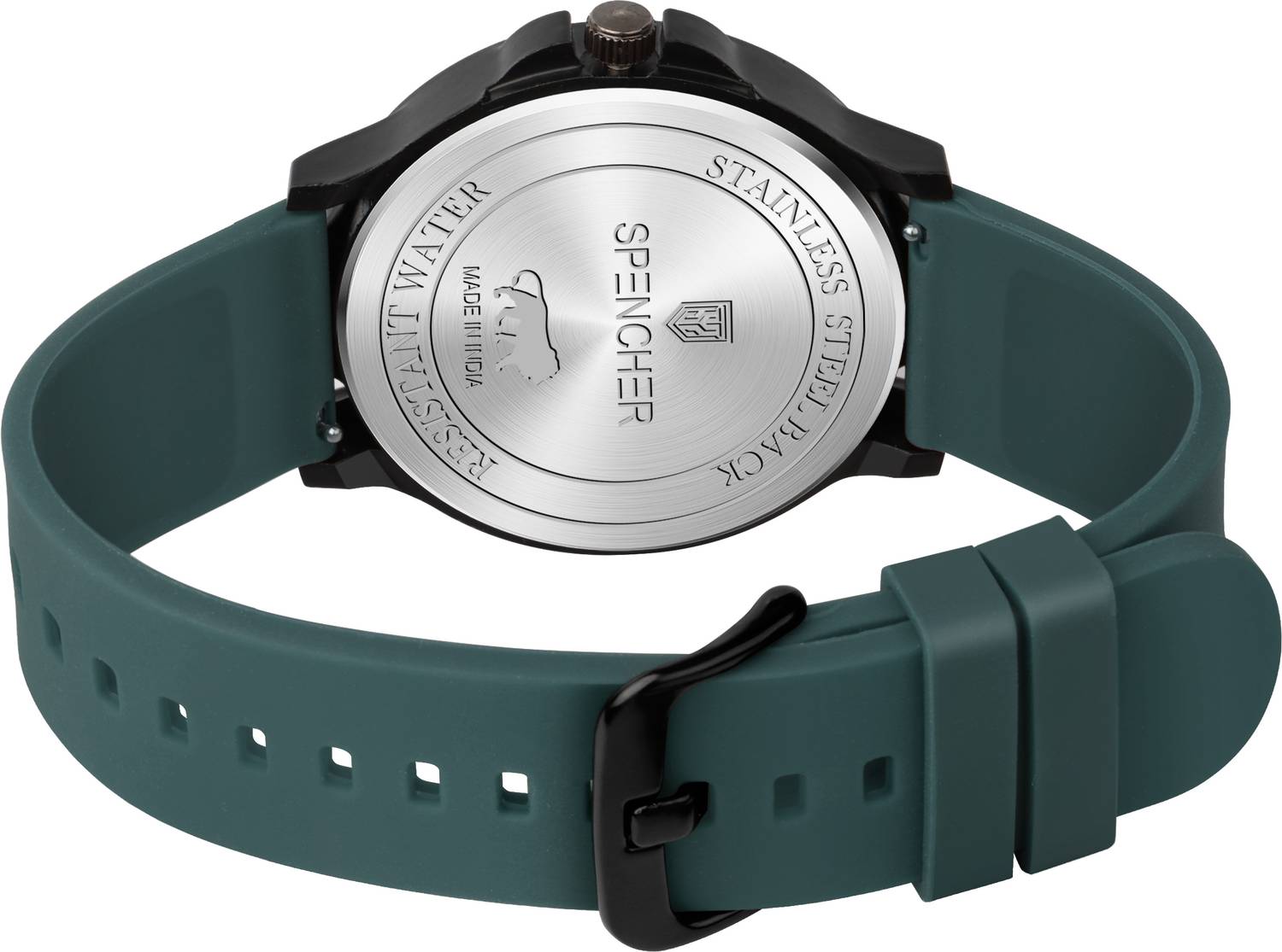 Spencher SW1111 Silicone Strap Analog Watch - Image 2