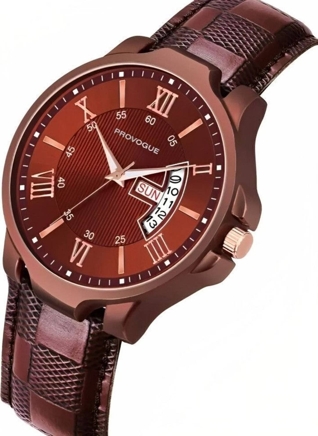 PROVOGUE Men's Analog Watch with Day and Date - Image 2