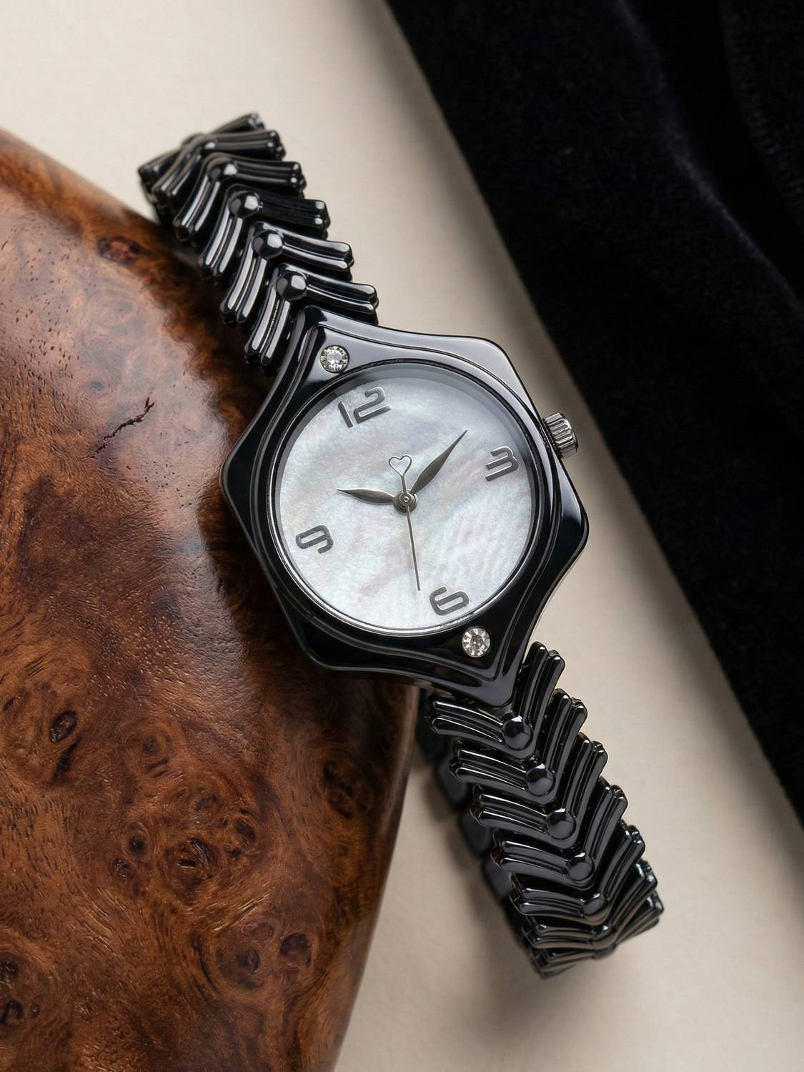 Americanviber AVW0039 Marble Finish Dial Premium For All Outfit Luxury Belt Design Analog Watch - For Women
