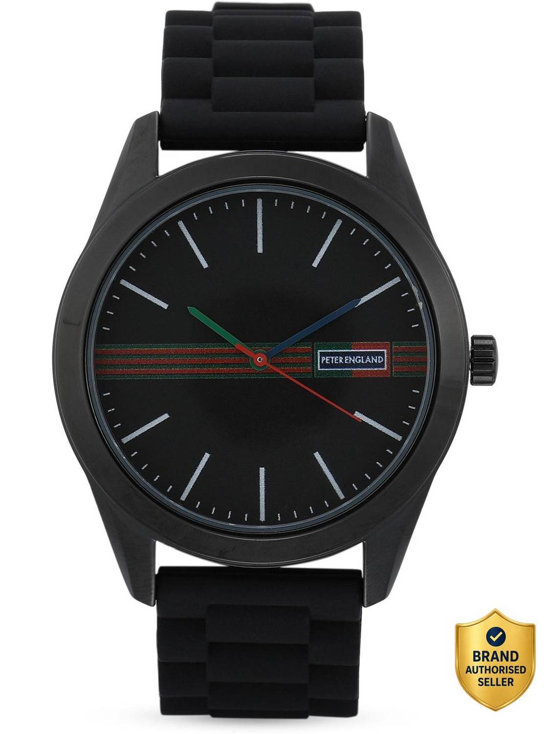 Peter England PE000003B All Black Series Men's Watch - Image 1