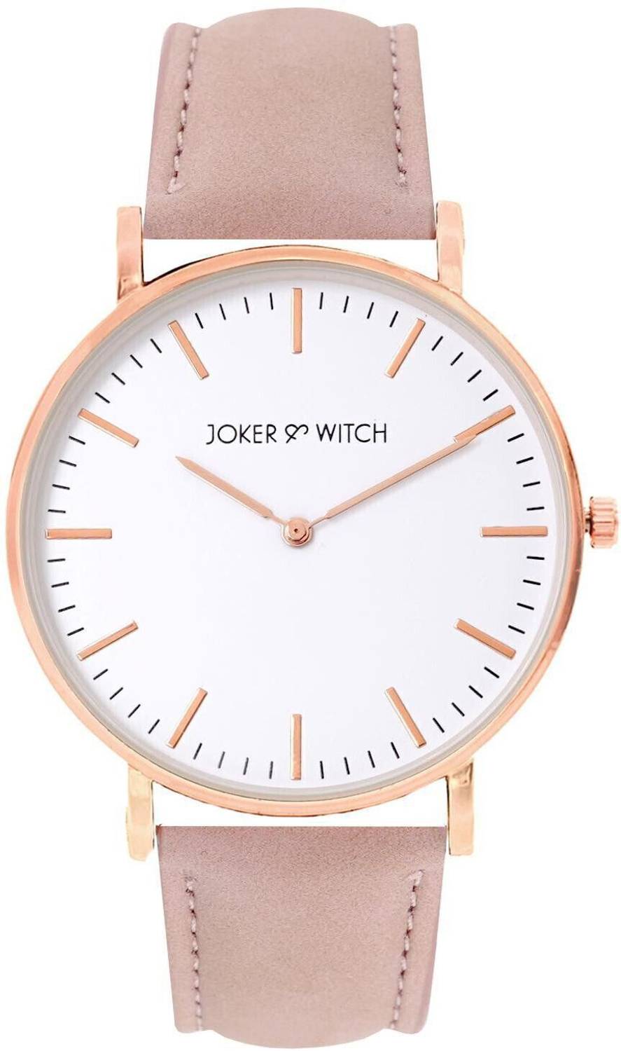 Joker & Witch Hope Women's White Dial Pink PU Leather Analogue Watch - Image 5