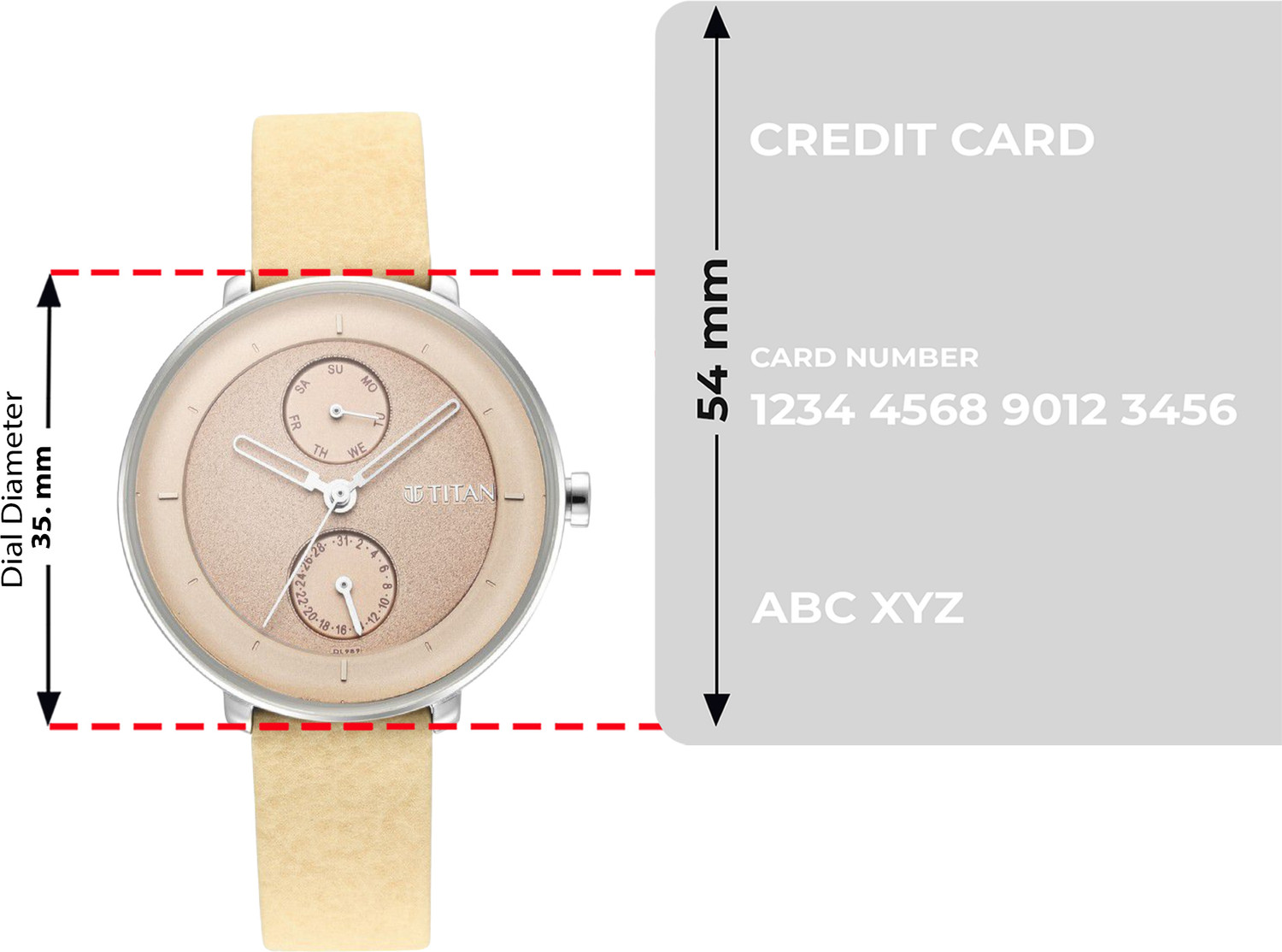 Image of Titan Ladies Workwear Wl Analog Watch - For Women