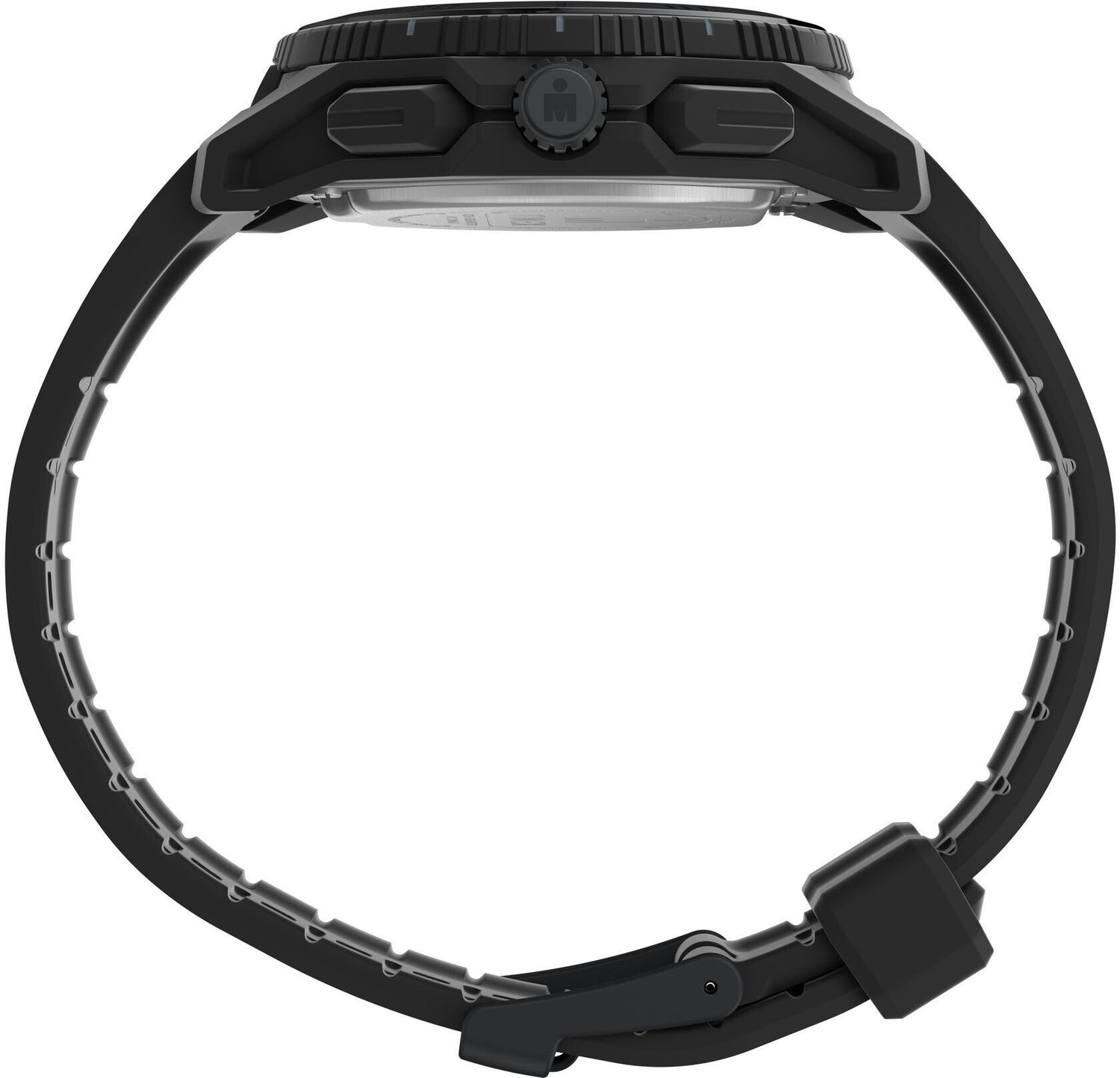 Image of TIMEX TW2W53600UJ Ironman Round 46mm Black Dial Digital Watch - For Men
