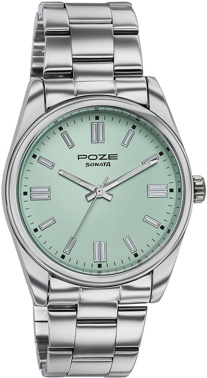 SONATA Poze 9.2 Green Dial Analog Watch - Image 3