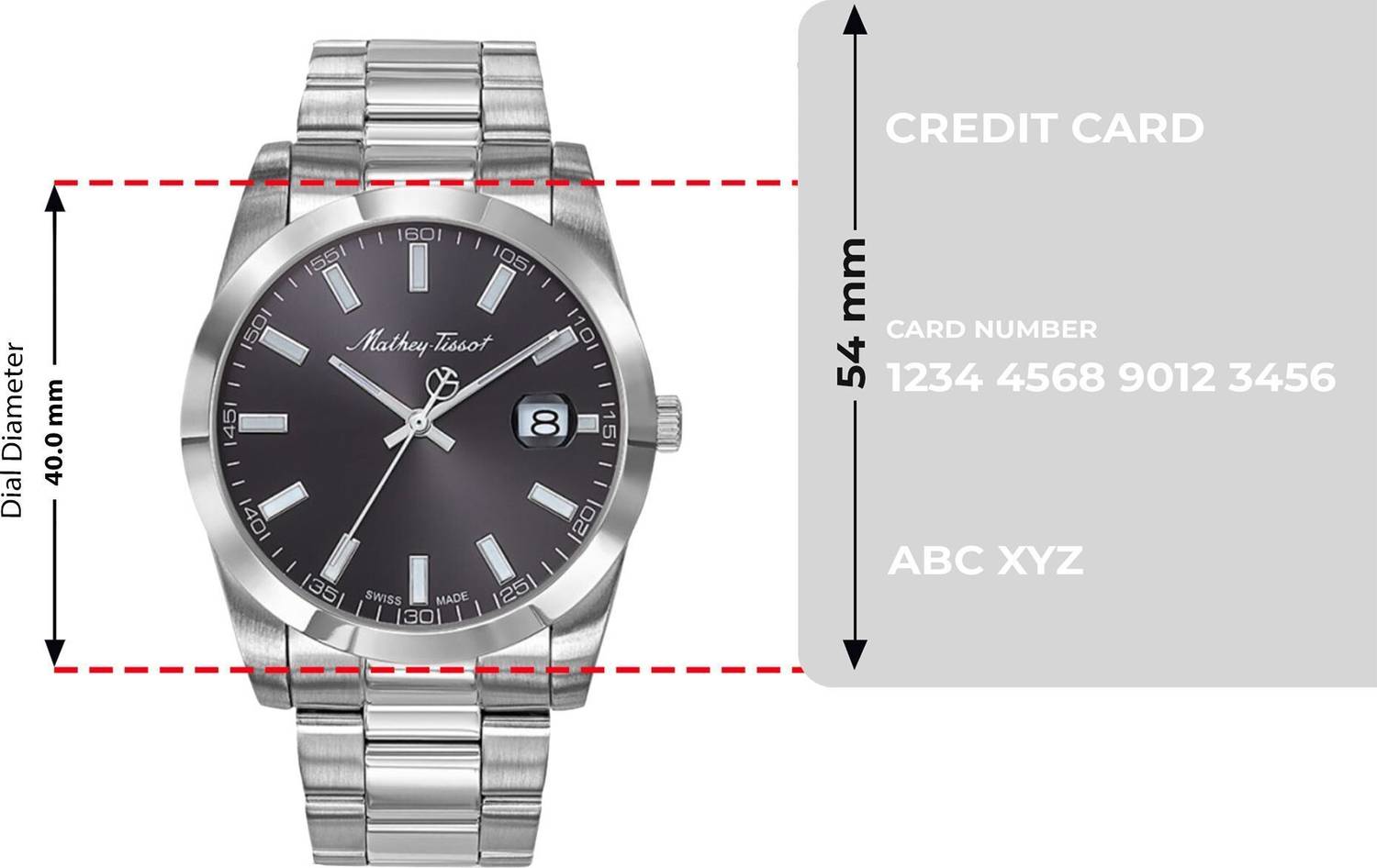 Miei T　0418 Mathey-Tissot H450AN Swiss Made Mathy I Quartz Ronda 515 H3