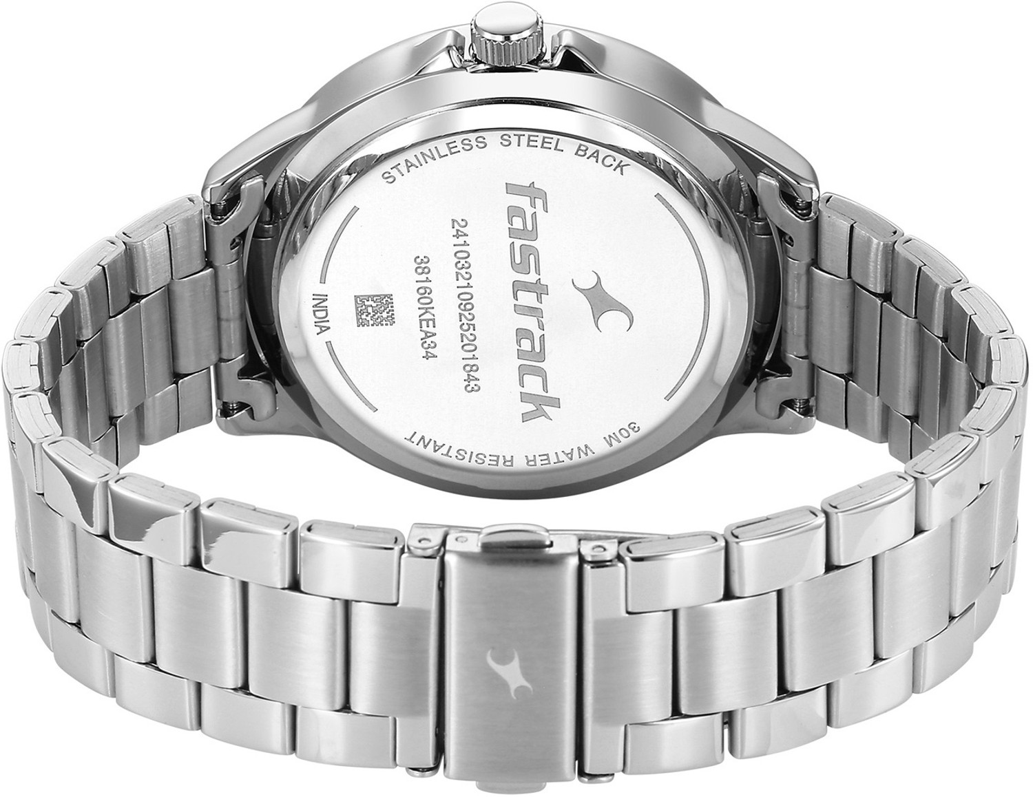 Image of Fastrack Stunners X Fastrack Stunners X Quartz Green Dial Steel Stainless steel Strap Analog Watch - For Men