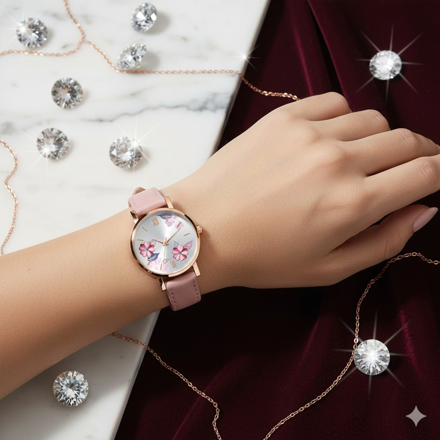Image of ZEKWON Designer Wrist Watch Analog Watch - For Women