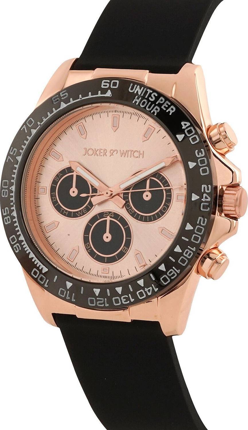 Joker Jesko 40mm Rosegold Dial Black Watch - Image 5