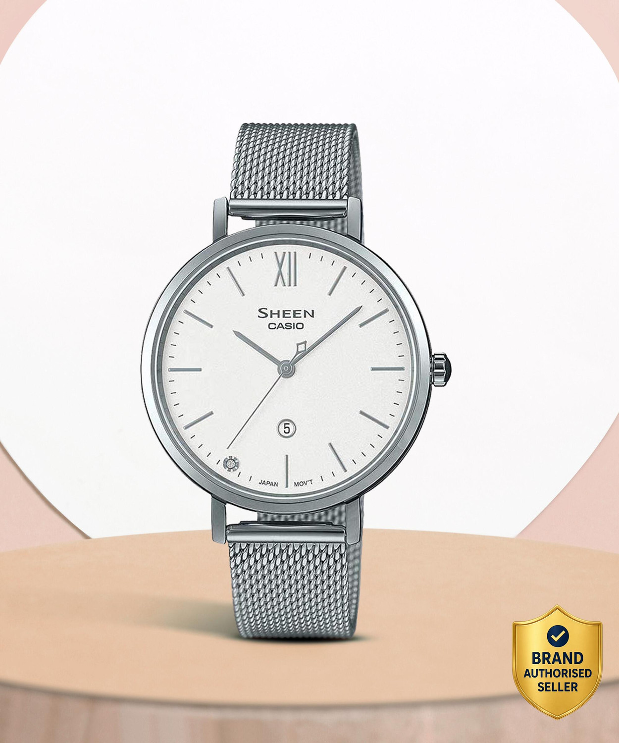 Image of CASIO Sheen Analog Watch - For Women SX277 (SHE-4539M-7AUDF)
