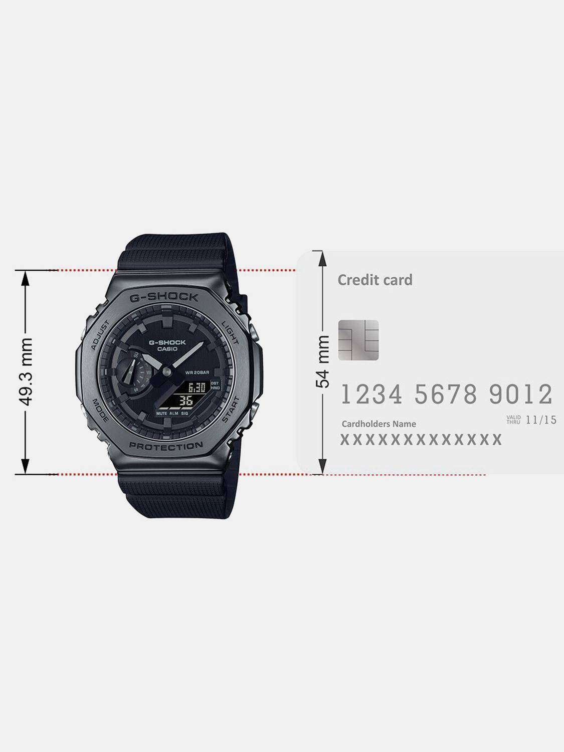 CASIO GM-2100BB-1ADR G-SHOCK Black Watch - Image 5