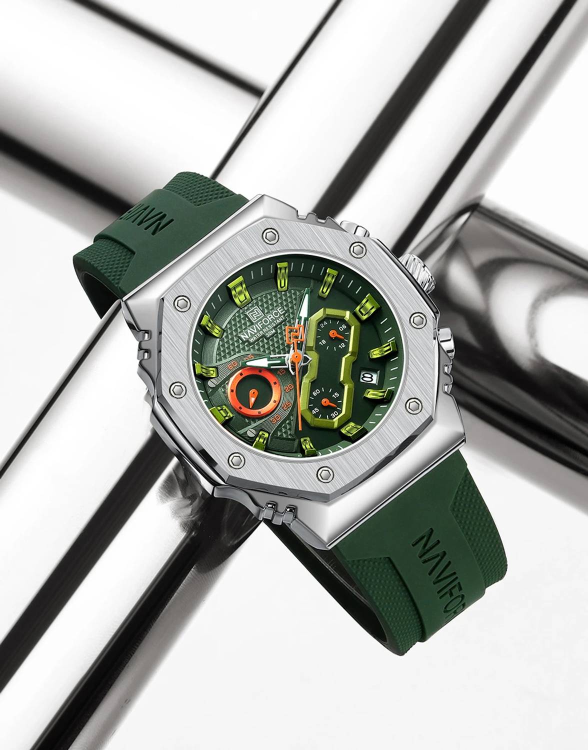 NAVIFORCE 8035 Men's Sport Quartz Chronograph Watch - Image 1