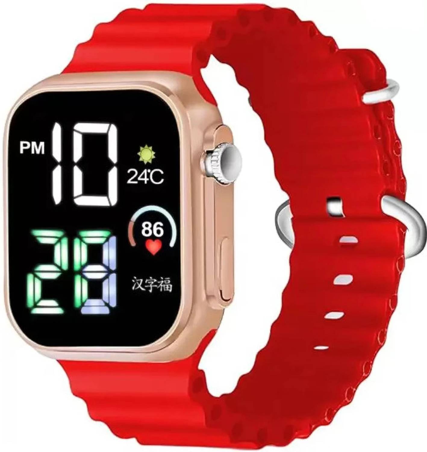 Aarvi styles BLFG128 Kids' Ultra Digital LED Sports Watch – Time & Date Display, Durable Easy-to-Use Digital Watch  - For Boys & Girls