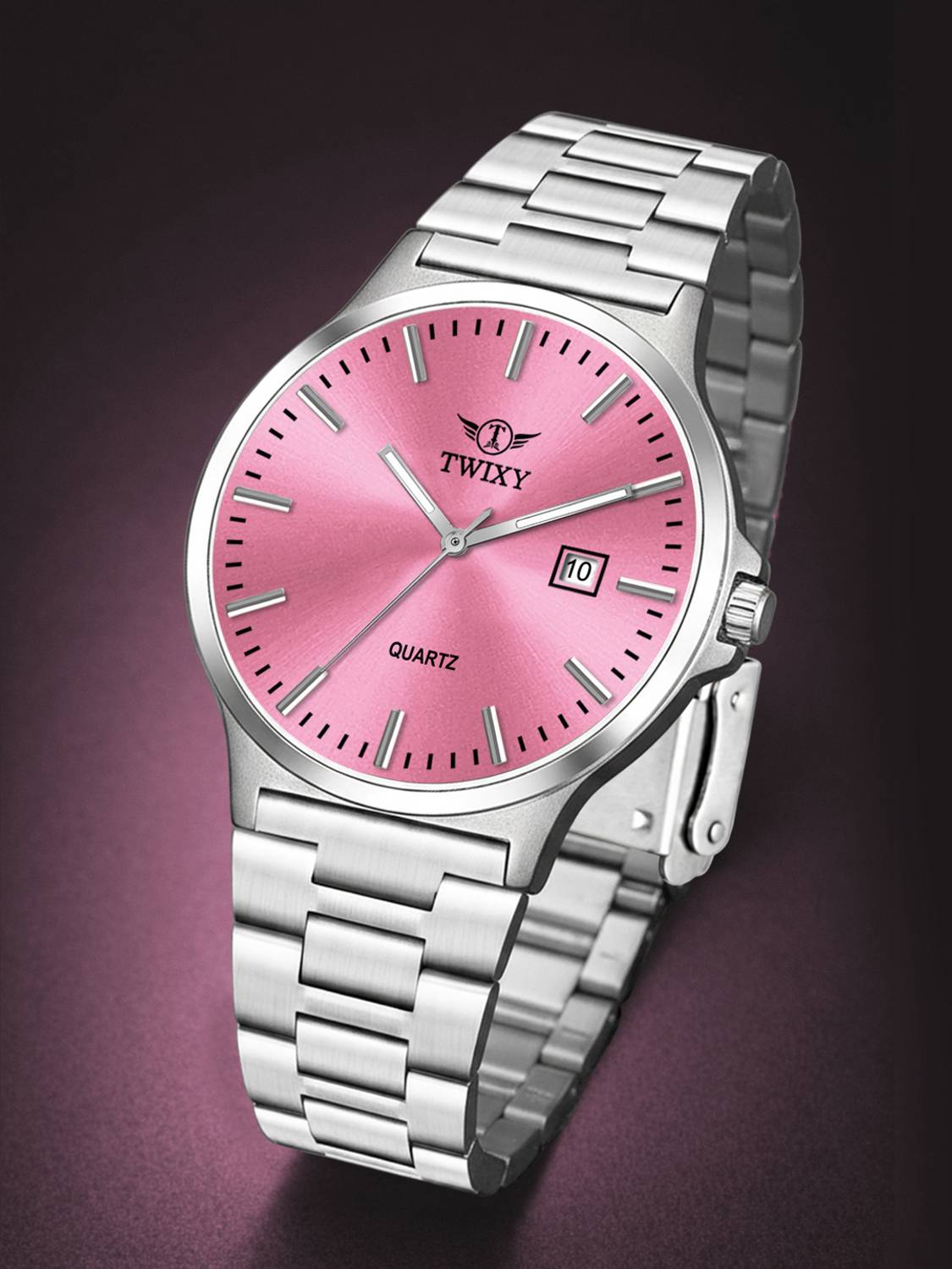 TWIXY TYW-16 PINK Minimalist Series Pink Date Display Function