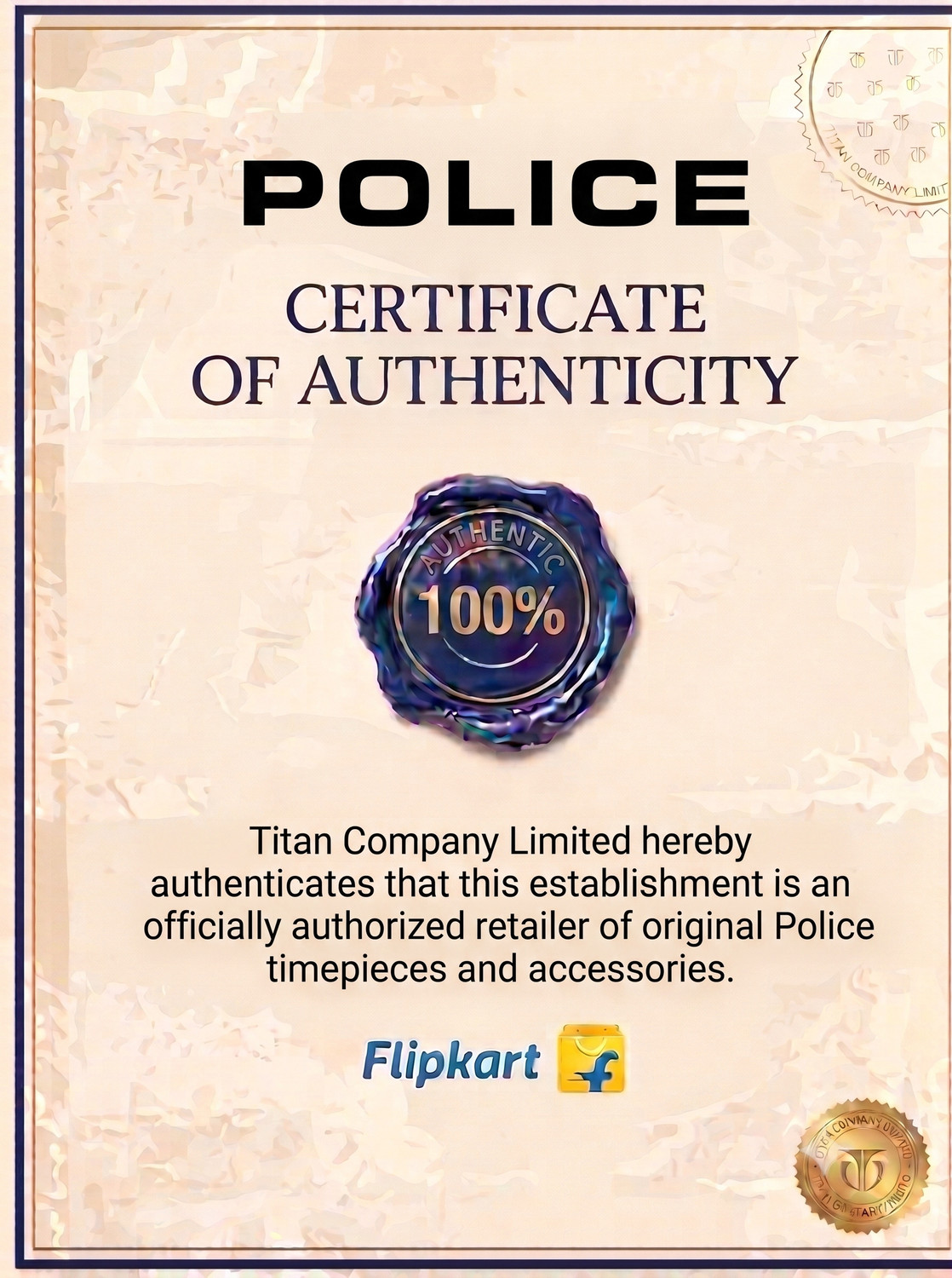 Image of Police Analog Watch - For Men